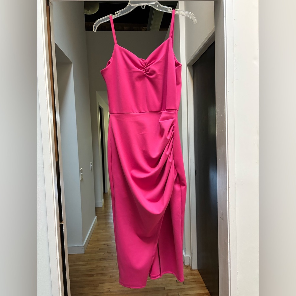 Elegant Pink Women's Dress